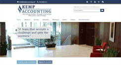 Desktop Screenshot of kempaccounting.com